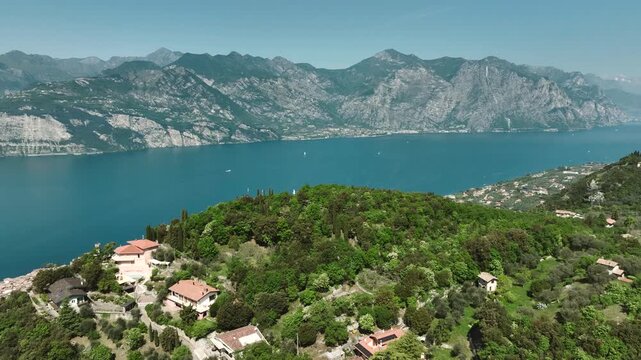 Explore Malcesine and Castello Scaligero on Lake Garda on a sunny summer day