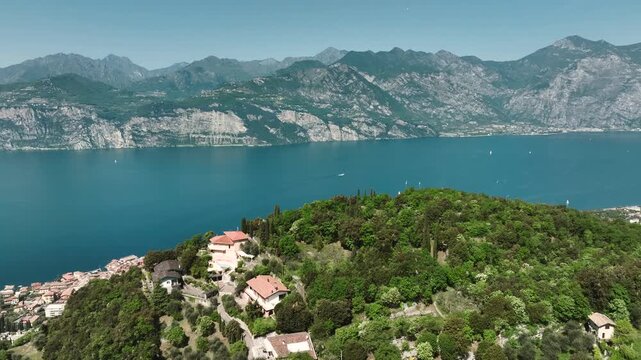 Explore malcesine and castello scaligero on lake garda in italy