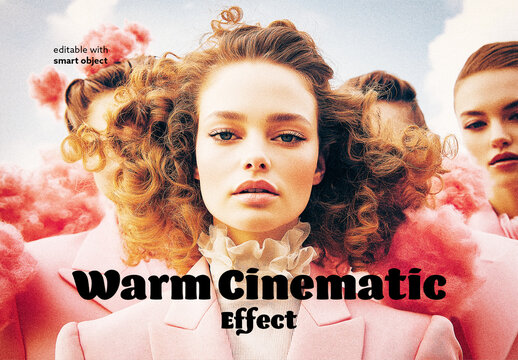 Warm Cinematic Photo Effect