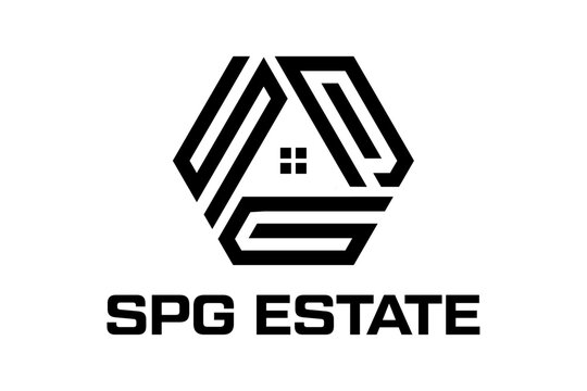 initial SPG Estate vector Logo Design.