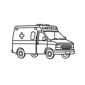 Ambulance Vehicle Illustration