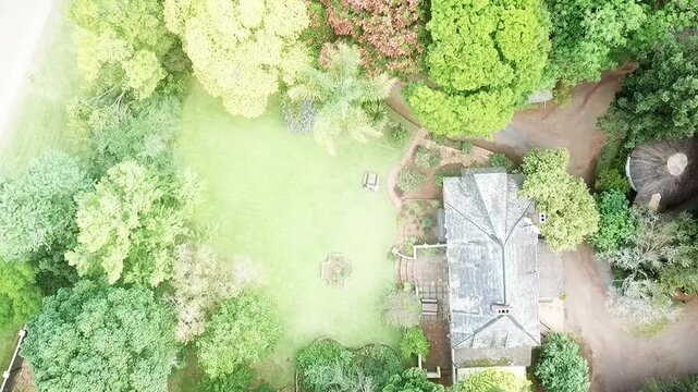 Aerial view of a cottage located in Howick Durban