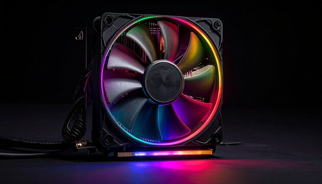 RGB CPU Cooler - A Vibrant Cooling Solution for High-Performance Computing.
