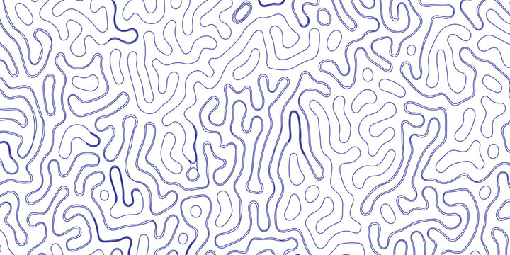 Turing Abstract Pattern, suitable for any business. White and blue color diffusion reaction seamless pattern. abstract Reaction-diffusion or Turing pattern formation, coral reef, natural texture.	