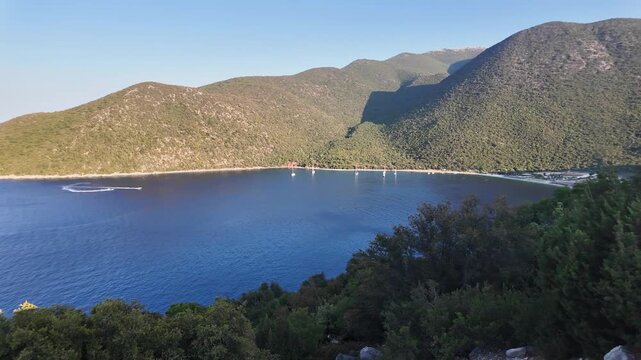 Amazing view of Antisamos Beach, Cephalonia, Ionian Islands, Greece