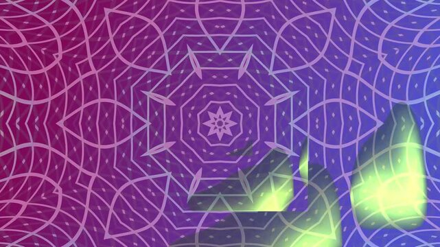 Colorful light streaks kaleidoscope abstract background loop a video