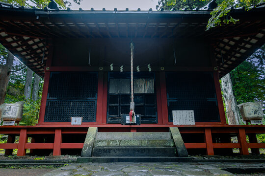 The shrine buildings of ancient Japanese shrines - Nikko, Tochigi Prefecture