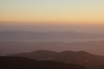 Obraz premium Sunset from Costa Rica Monteverde
