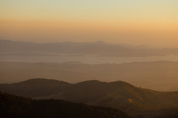 Obraz premium Sunset from Costa Rica Monteverde