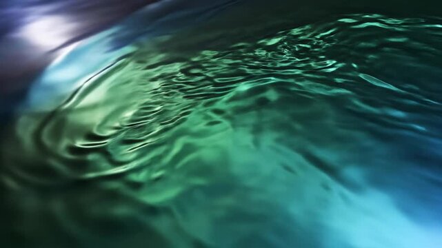 Capturing the dynamic ebb and flow of a turbulent ocean wave's cresting surface, showcasing the interplay of emerald greens and deep blues in a mesmerizing aqueous display