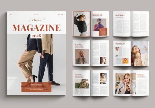 Minimal Magazine Template