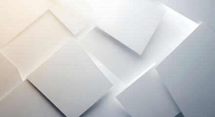 Stacked white paper sheets modern design
