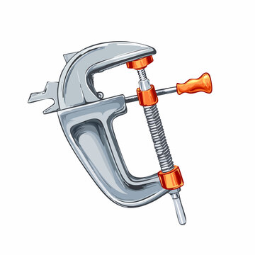 Illustration of a C-Clamp