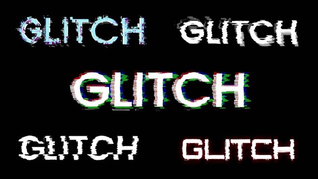 Glitch Text Effects