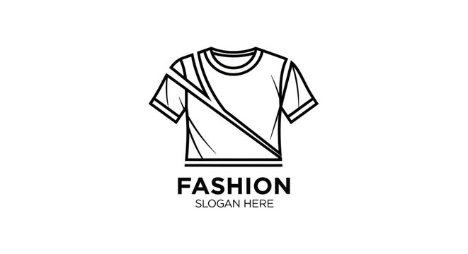Fashion T Shirt Design Template.