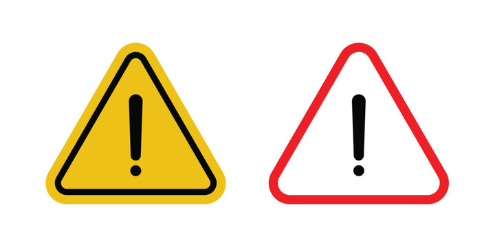 attention sign concept editable. Best for web ui design
