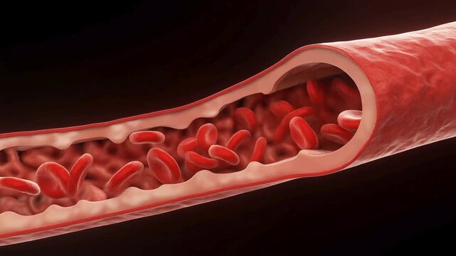 hemoglobin movement in blood circulation