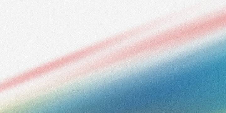 Dynamic diagonal gradient background with grainy texture blending soft pastel red blue and white colors for artistic design.