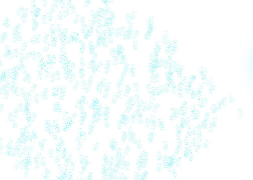 Abstract depiction of delicate frost-like patterns cascading across the canvas, reminiscent of winter's gentle embrace.
