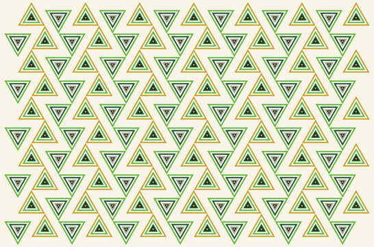 Concentric Equilateral Triangle Grid Pattern