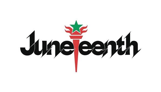Juneteenth, freedom celebration, holiday logo, African American heritage, Emancipation Day symbol