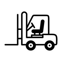 Fototapeta premium Forklift Icon