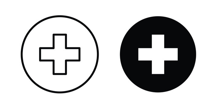 Plus icon concept editable. Best for web ui design