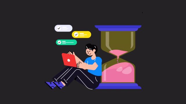 Time Management  2d Animation Alpha channel
