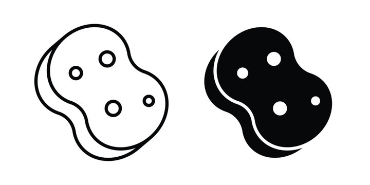 sponge icon concept editable. Best for web ui design