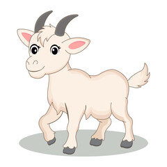 Fototapeta premium Goat vector illustration