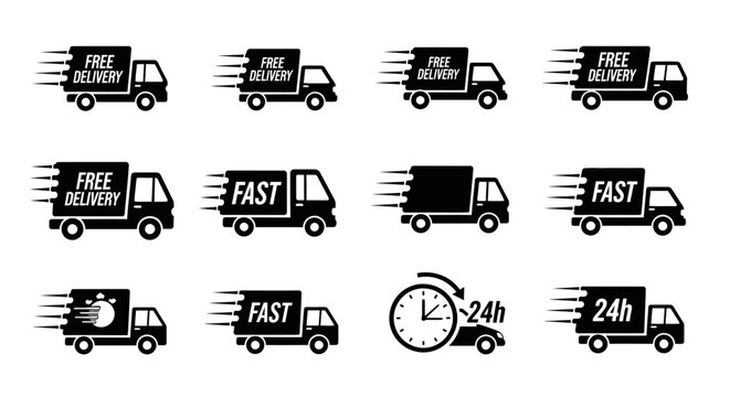 Vehicles deliver packages quickly around the clock with speed guaranteed.