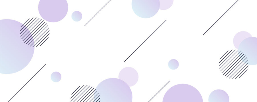 geometric abstract background purple and blue circle and slash shape.modern background memphis.