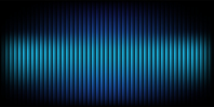 Blue and Navy Gradient Ripple Glass Texture on a Dark Background. Modern Digital Abstract Design Featuring Smooth Vertical Lines and a Sense of Dynamic, Fluid Movement.