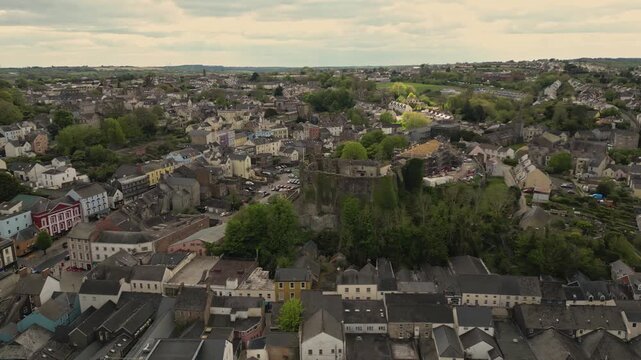 Aerial Video of Haverfordwest Wales. Haverfordwest is the county town of Pembrokeshire, Wales, and the most populous urban area in Pembrokeshire with a population of 14,596 in 2011.