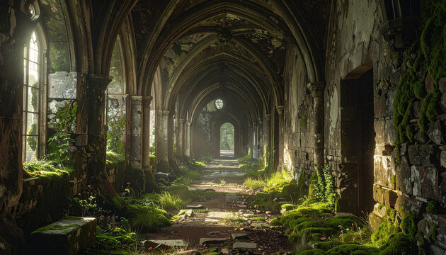 Ancient stone archway architecture