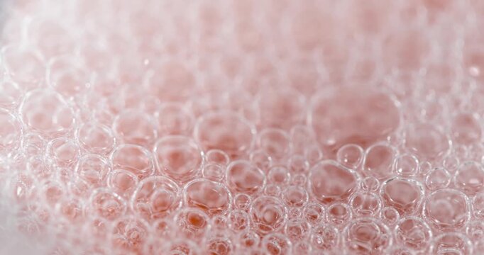 Super Slow Motion Super Slow Motion Pale Foam Texture Closeup