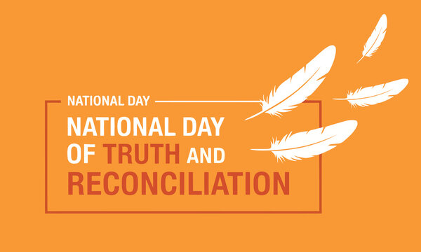 National day of truth and reconciliation with feathers canada day commemoration