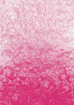 Arri&egrave;re-plan organique de bulles et motifs fluides en d&eacute;grad&eacute; &ndash; Texture abstraite et apaisante pour designs cr&eacute;atifs ros&eacute;