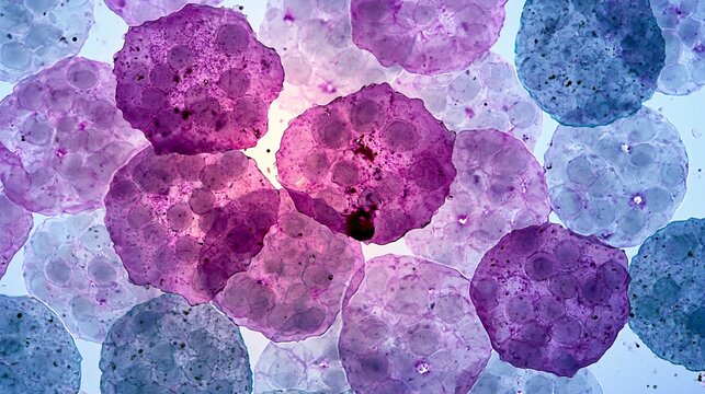 Microscopes show koilocytes, signs of HPV infection. Squamous cells look unusual under the microscope. This helps spot HPV on pap smear slides.
