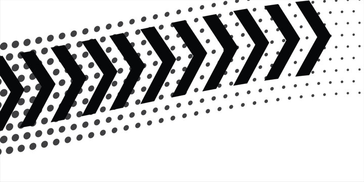 Grunge tire tracks, wheel braking marks. Truck, car or motorcycle tread pattern silhouettes. Auto race, motorsport, speed racing design element. Vector illustration