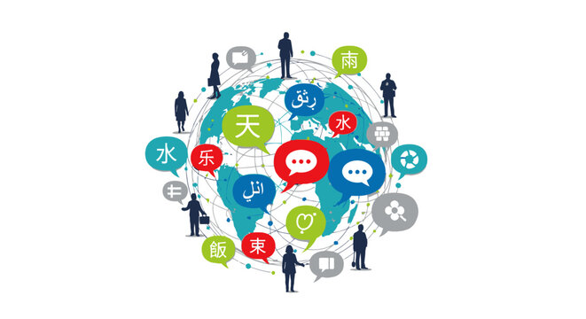 People Communicating with Speech Bubbles.