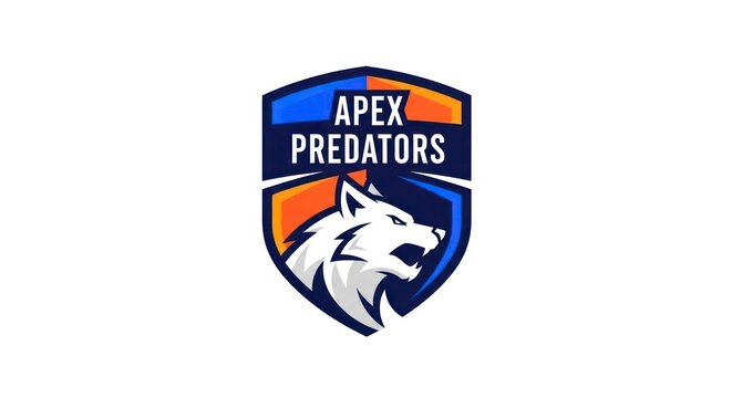 Apex Predators logo with wolf.