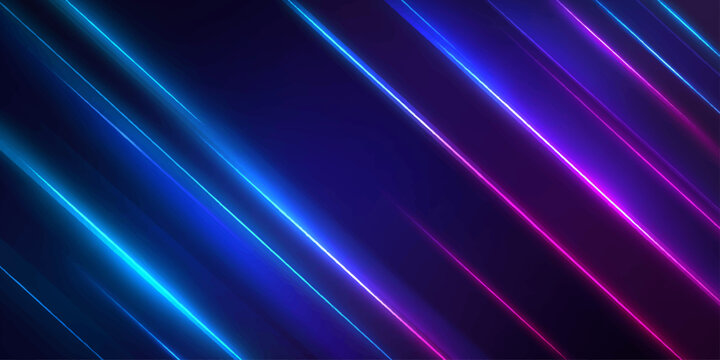 Abstract blue background with glowing purple lines and motion wave patterns creating a bright energy texture design for a dark space wallpaper