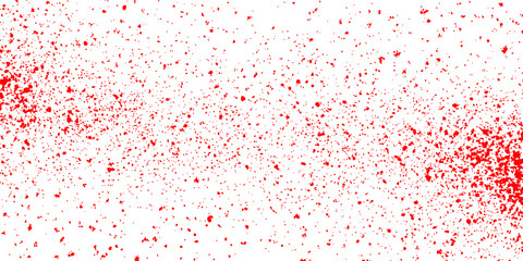 Obraz premium Abstract red background featuring a watercolor paint splash and red wine glass with liquid bubbles and a grunge ink texture element
