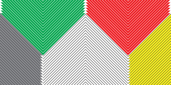 vektor line angular pattern. vektor line colorfull. baground vektor line angular, red, yellow, green,grey, white. trend line vektor in the word