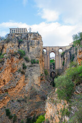 Fototapeta premium Puente Nuevo Bridge Over Ronda Gorge