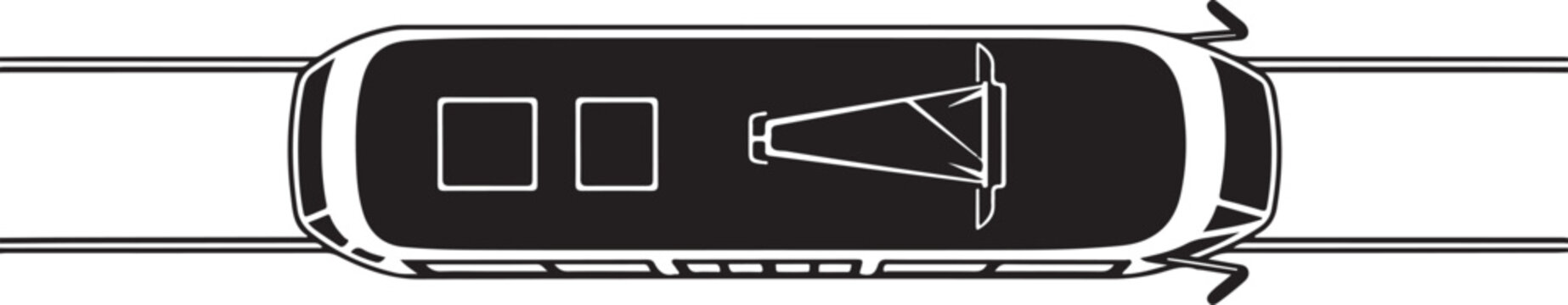 Vector smartphone screen icons, mobile interface elements, black and white graphics, UI design components