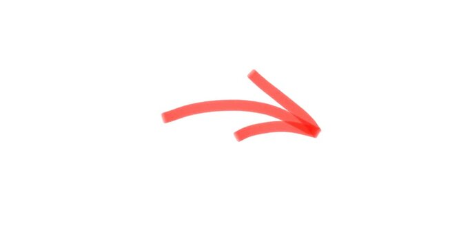 red arrow right. red arrow animation. red arrow sketch
