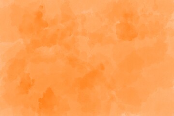 Fototapeta premium Abstract Watercolor Washes Bleeding in Orange