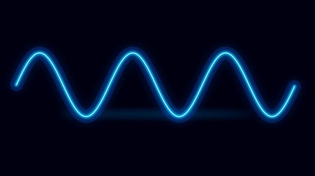 Neon Wave Loop Animation